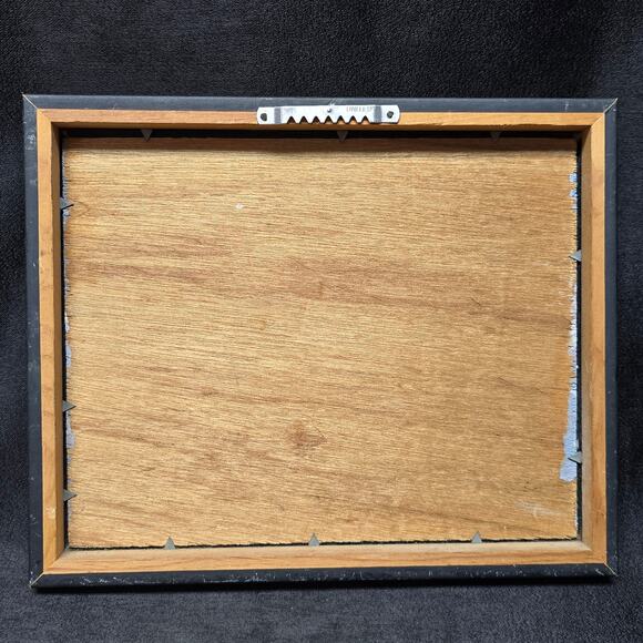 Original Oil Painting Beach Lighthouse Signed Gordon 8' x 10' Wooden Art - Picture 9 of 12